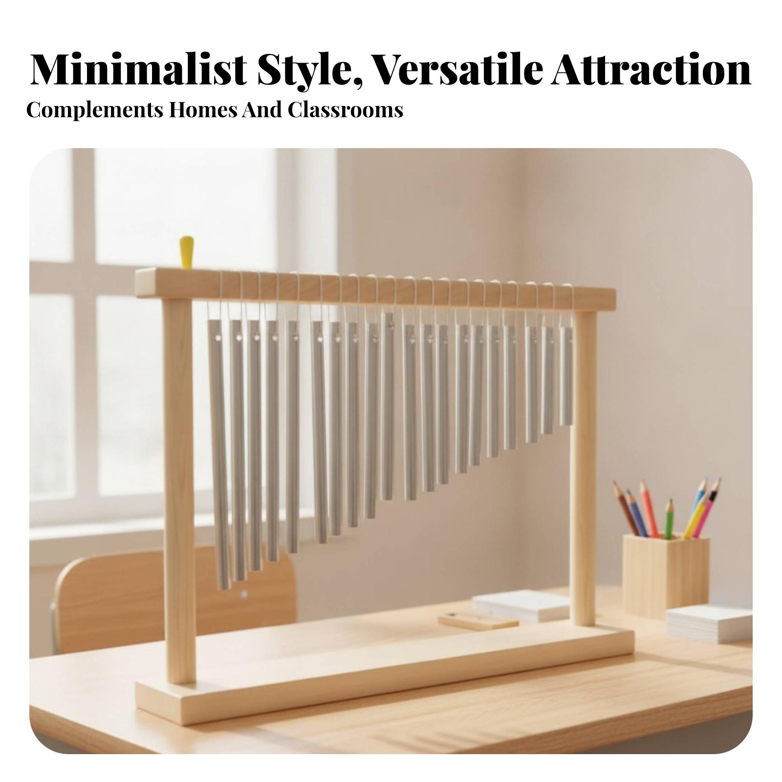 Musical Instrument Set - Fabric Toy Metal Tube Chimes Musical