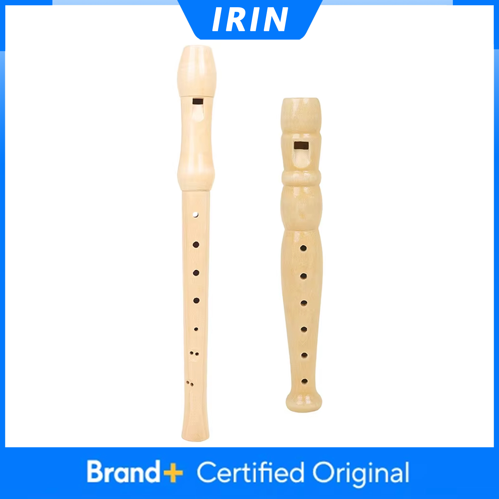 Musical Instrument Games - IRIN 6/8 Hole Recorder Wood Color
