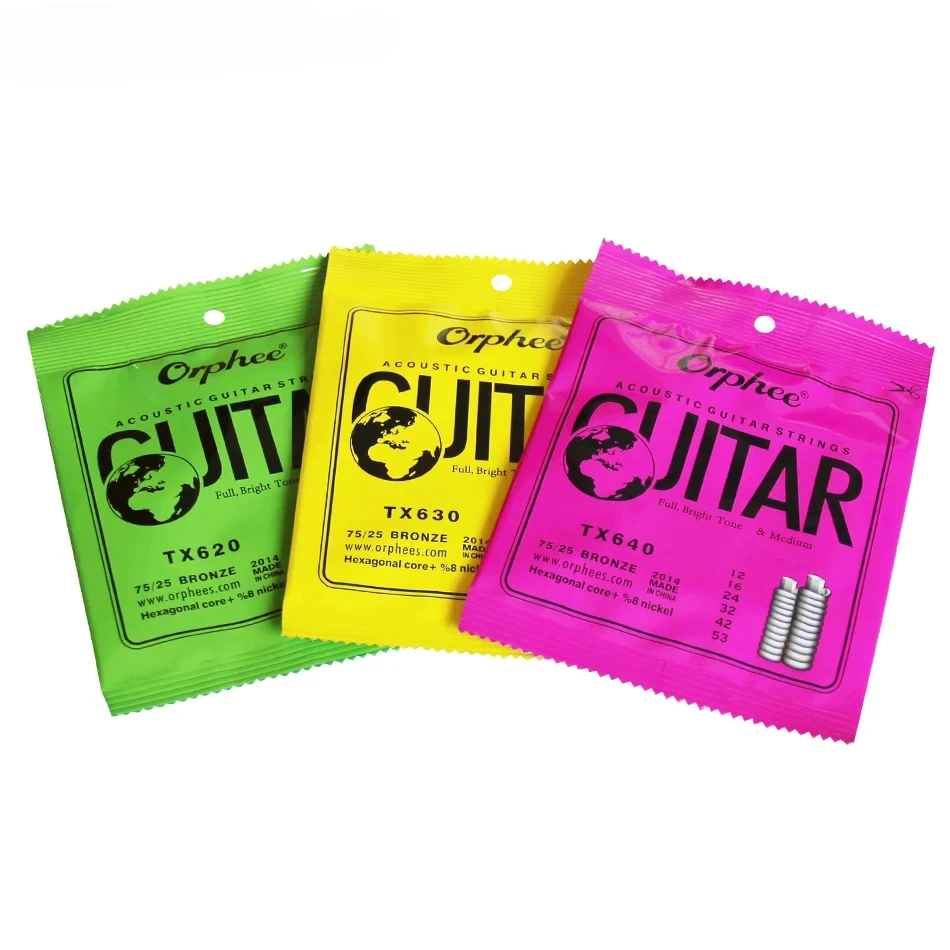Musical Instrument Set - Orphee 1 SET ACOUSTIC Guitar Strings