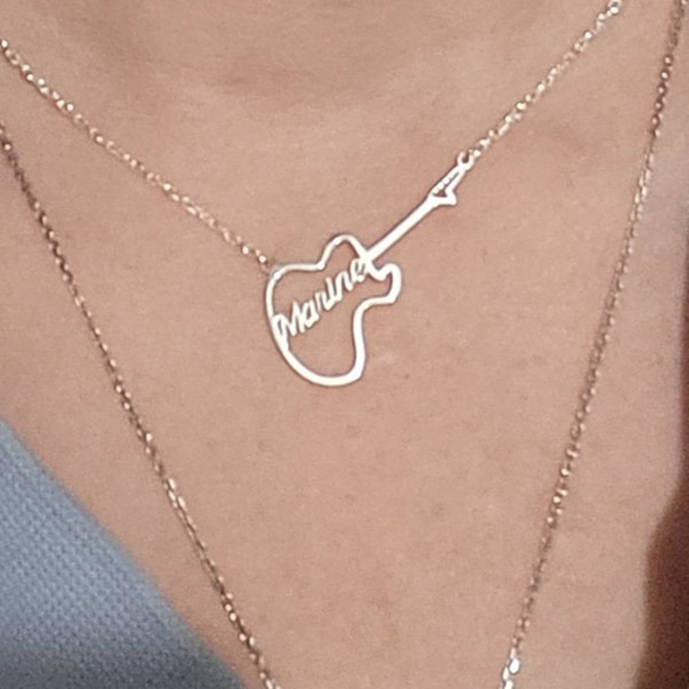 Personalized Guitar Symbol Nam - Musical Instrument And Name review and price