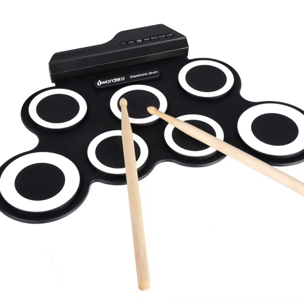High Quality Silicon Drum Pad  - Musical Instrument Set review and price