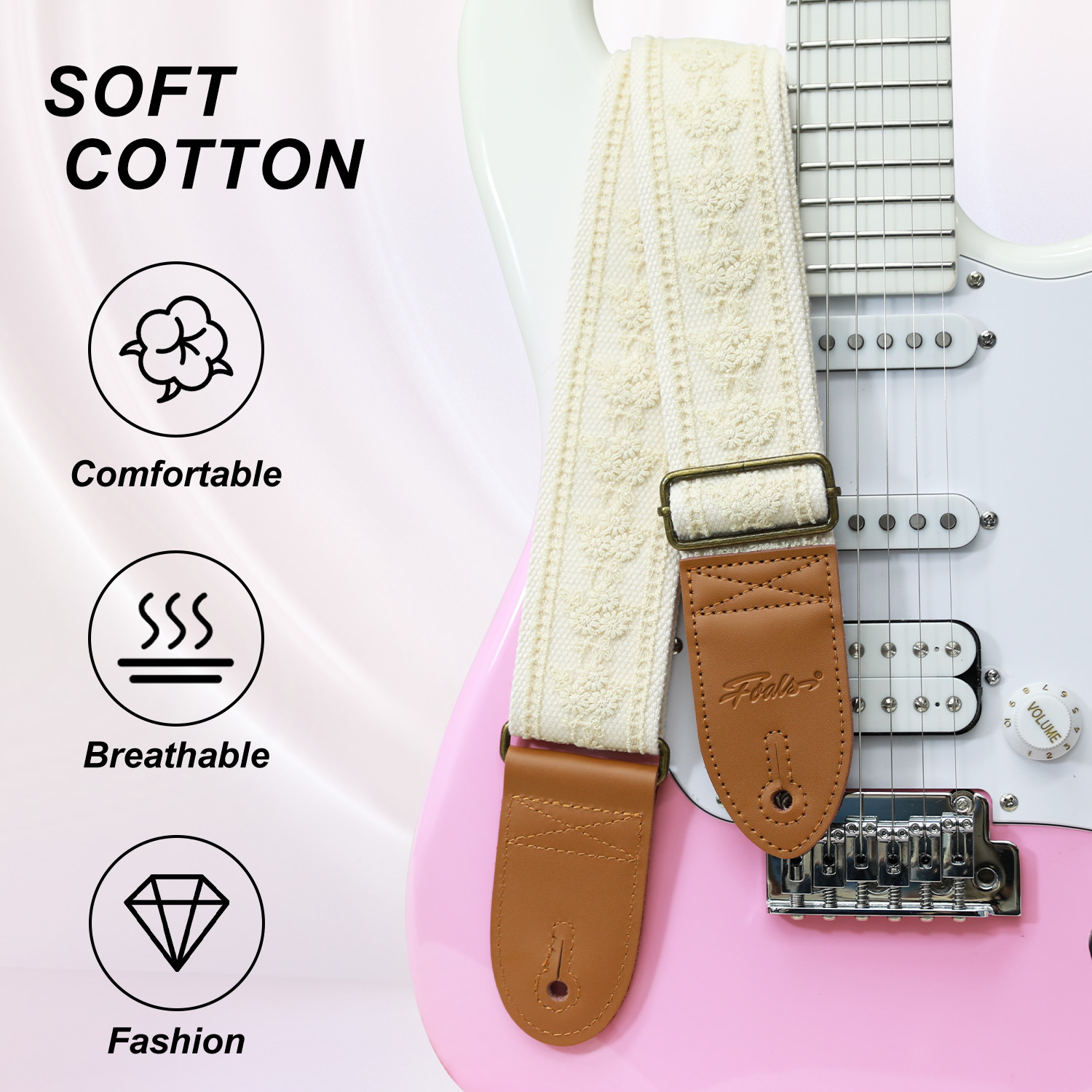 FOALS Guitar Straps Folk Bass  - Musical Instrument Sounds review and price