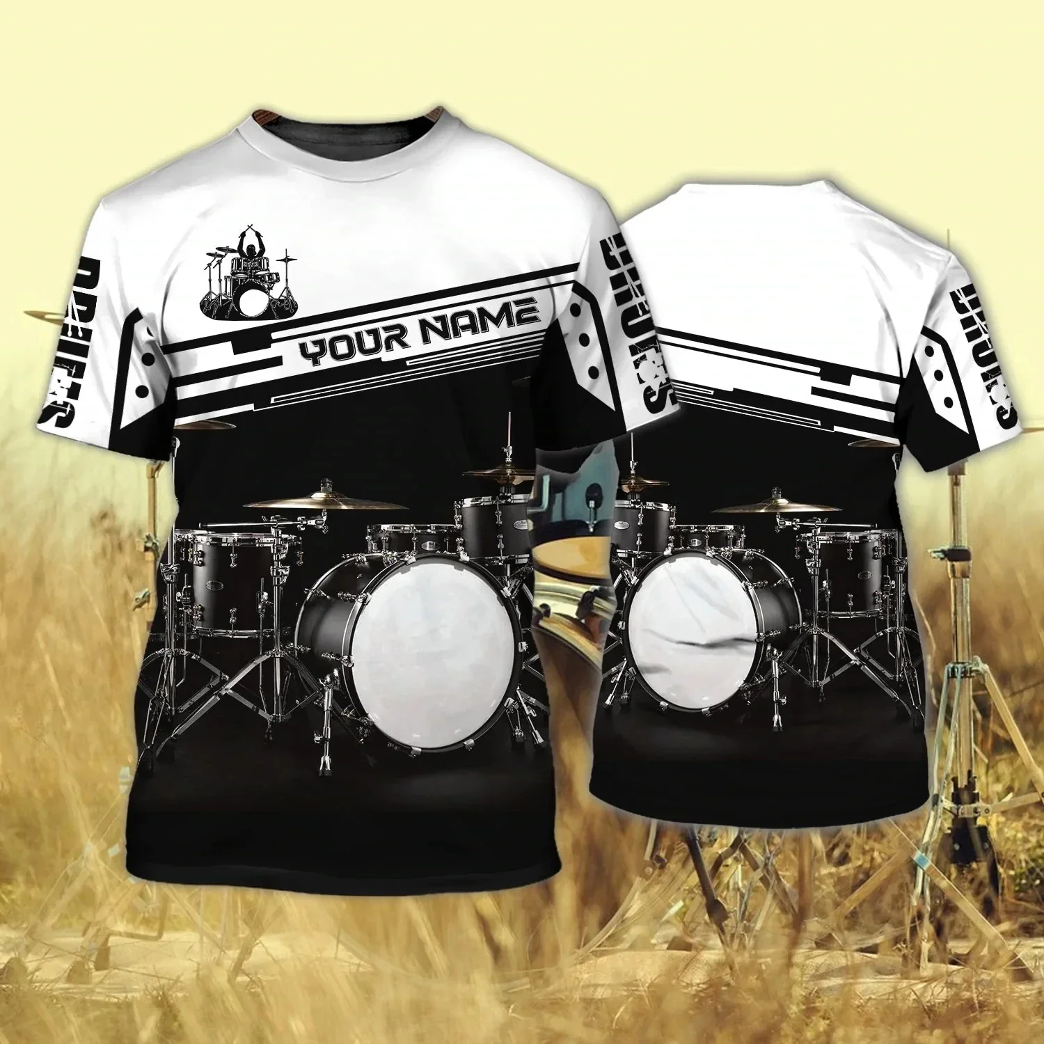 Love Peace Drums Personalized  - Musical Instrument And Name review and price