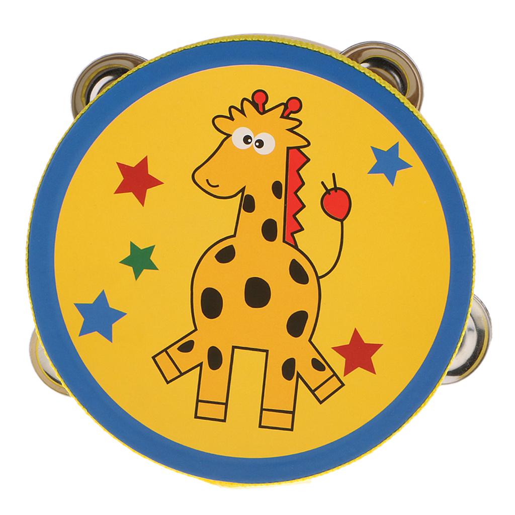 Wooden Tambourine Small Hand P - Musical Instrument Kids review and price