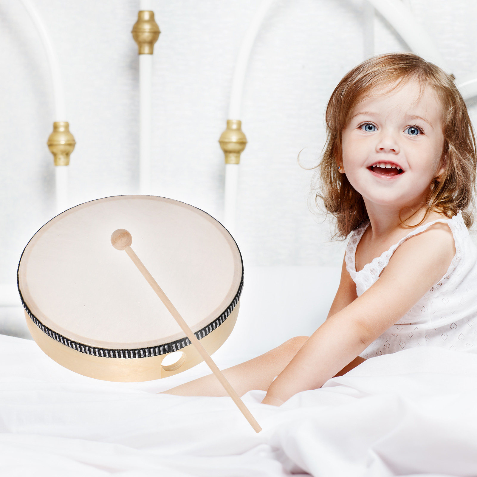 6Pcs Childrens Hand Drum Set 6 - Musical Instrument Set review and price