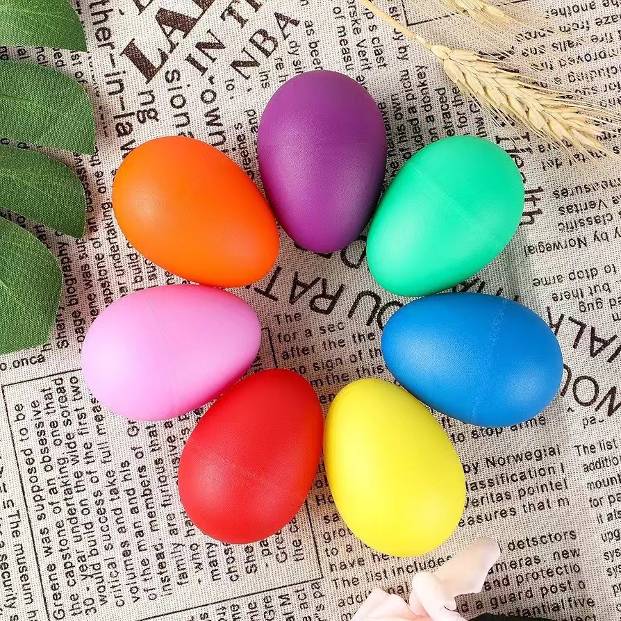 2Pcs Plastic Egg Shakers Percu - Musical Instrument Games review and price