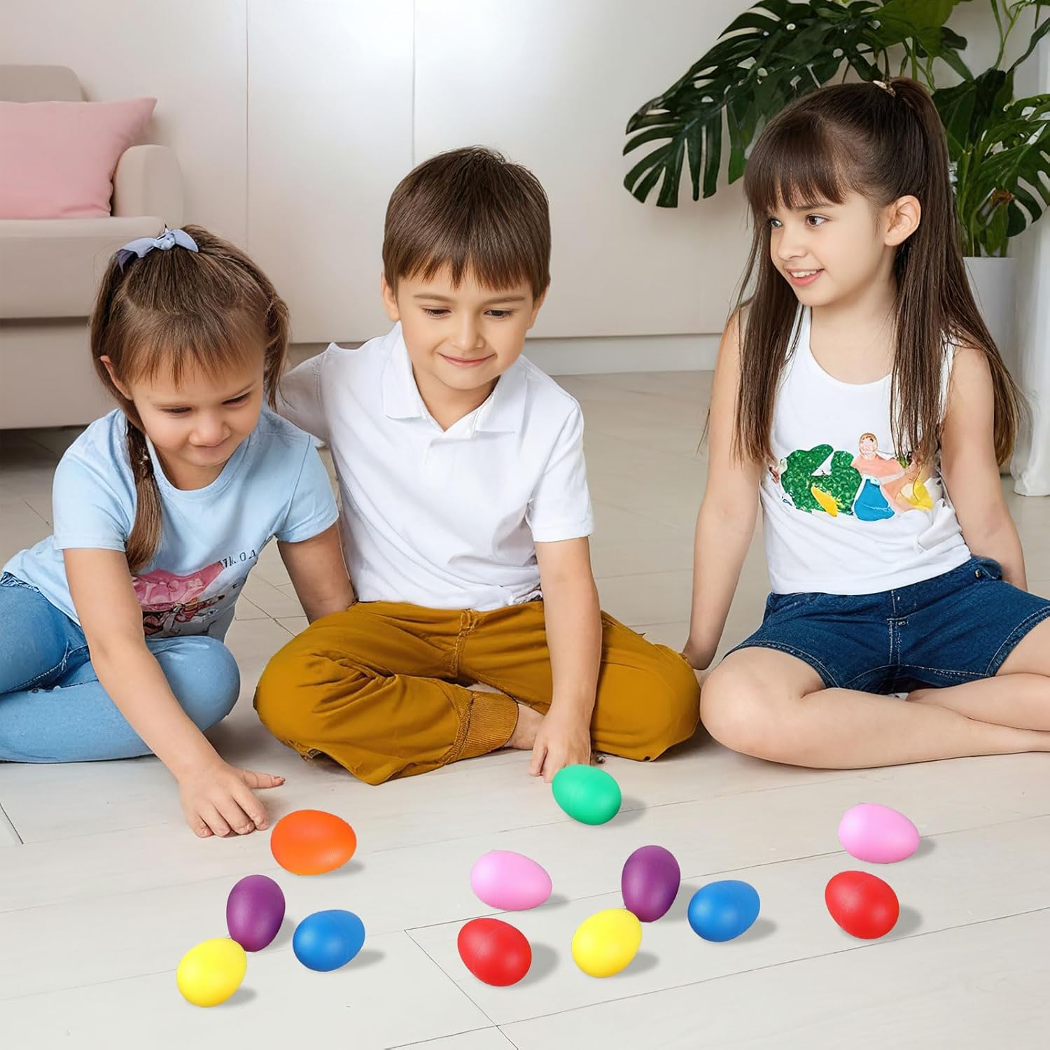 2Pcs Plastic Egg Shakers Percu - Musical Instrument Games review and price