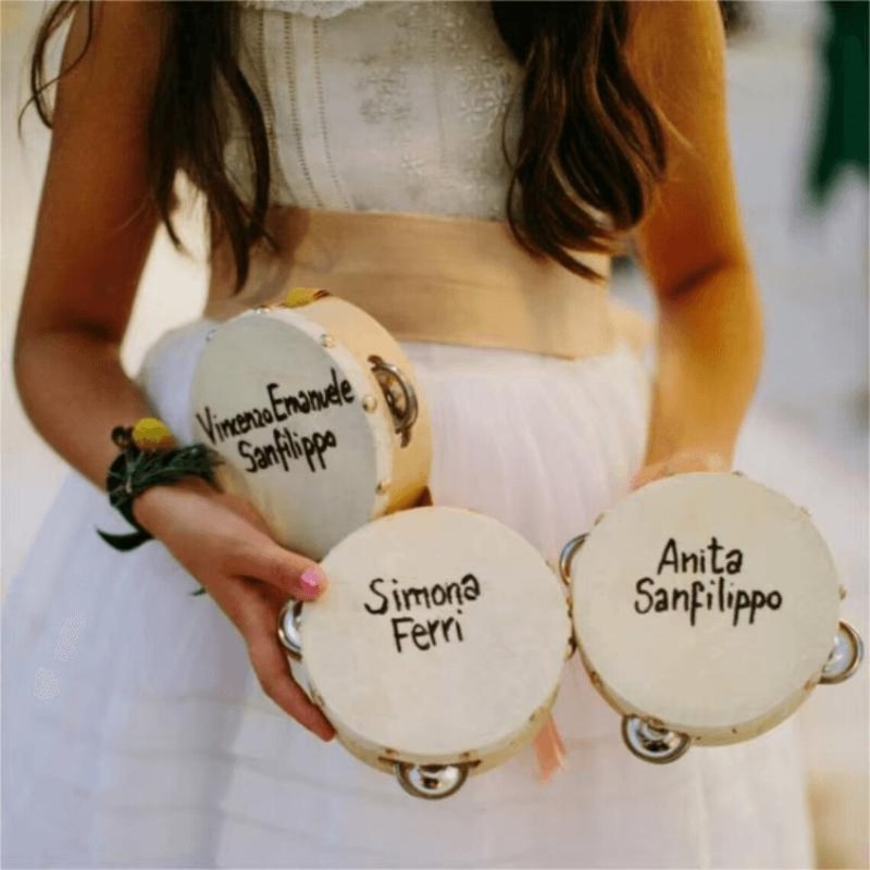 3/5PCS ﻿ Wedding Tambourine Dr - Musical Instrument And Name review and price