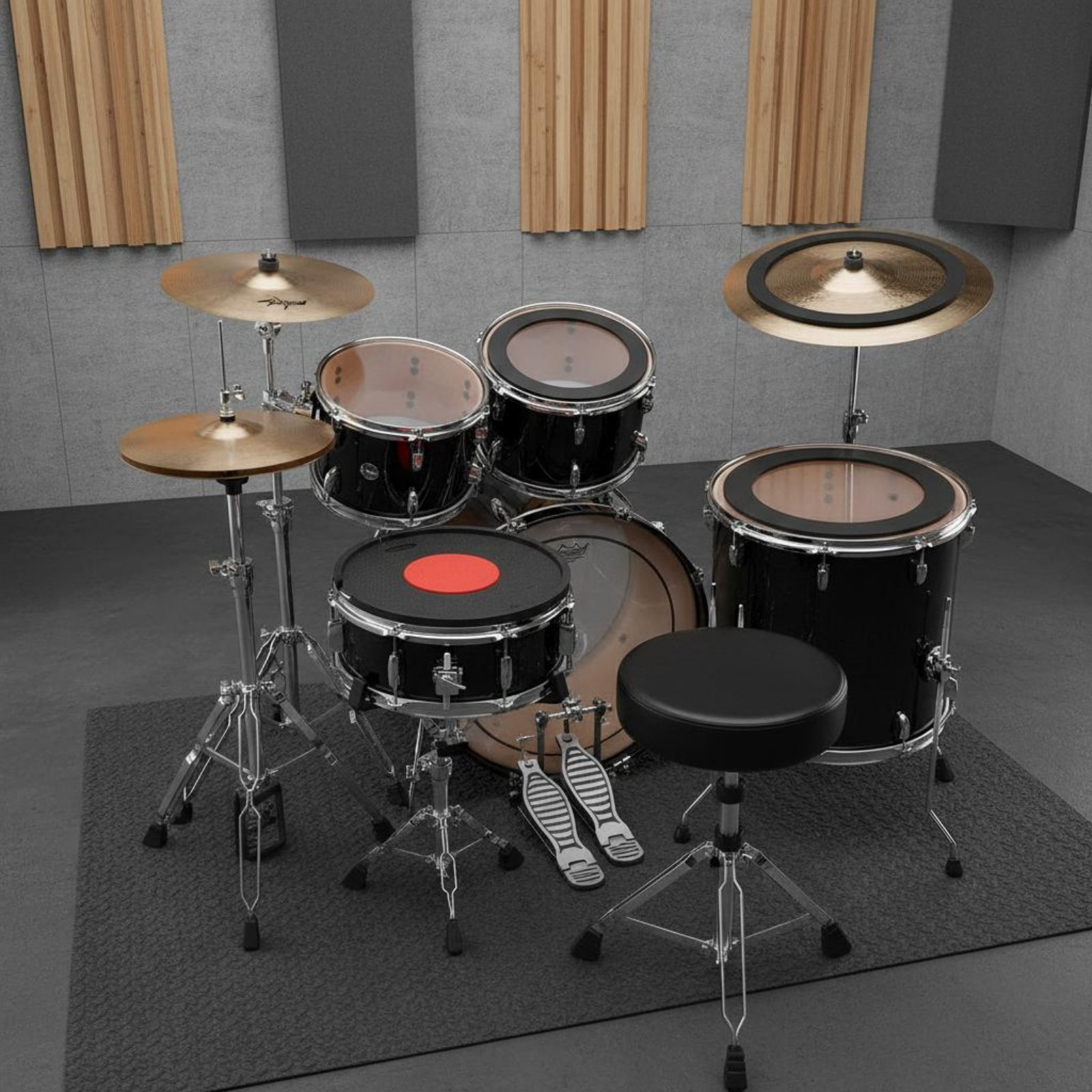 Rubber Drum and Cymbal Mutes N - Musical Instrument Set review and price