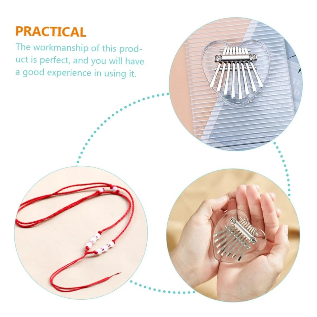 Miwayer 8 Keys Mini Kalimba Ra - Musical Instrument Sounds review and price