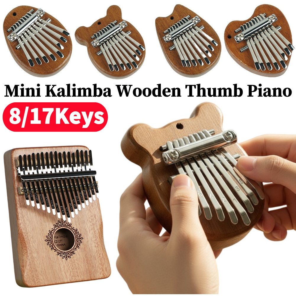 8/17Keys Mini Wooden Kalimba H - Musical Instrument Kids review and price