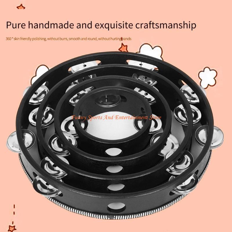 C4DE 4pcs Double Row Bells Tam - Musical Instrument Games review and price