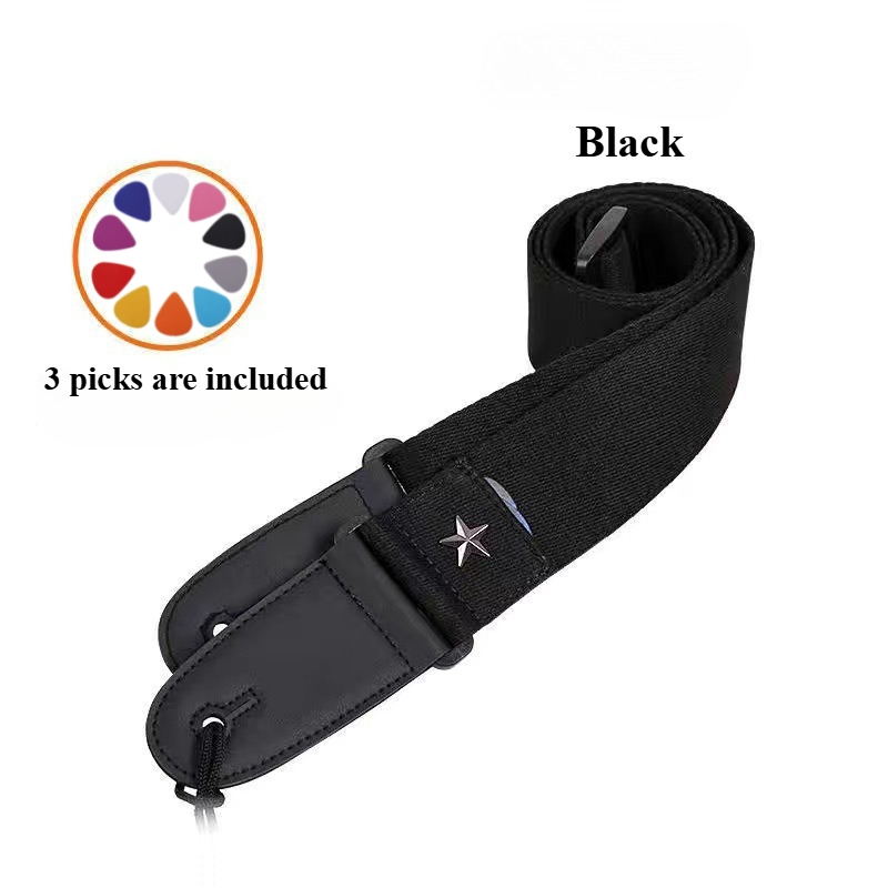Embroidered Cross Guitar Strap - Musical Instrument Sounds review and price