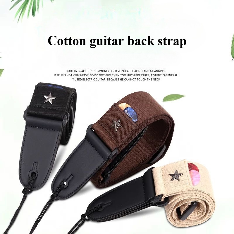 Embroidered Cross Guitar Strap - Musical Instrument Sounds review and price