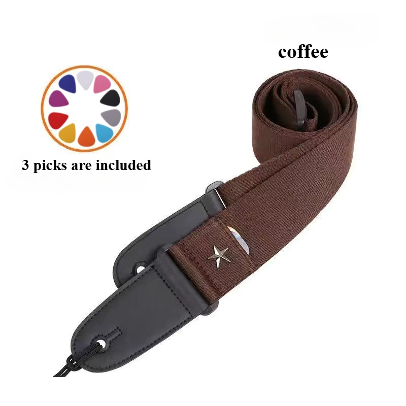 Embroidered Cross Guitar Strap - Musical Instrument Sounds review and price