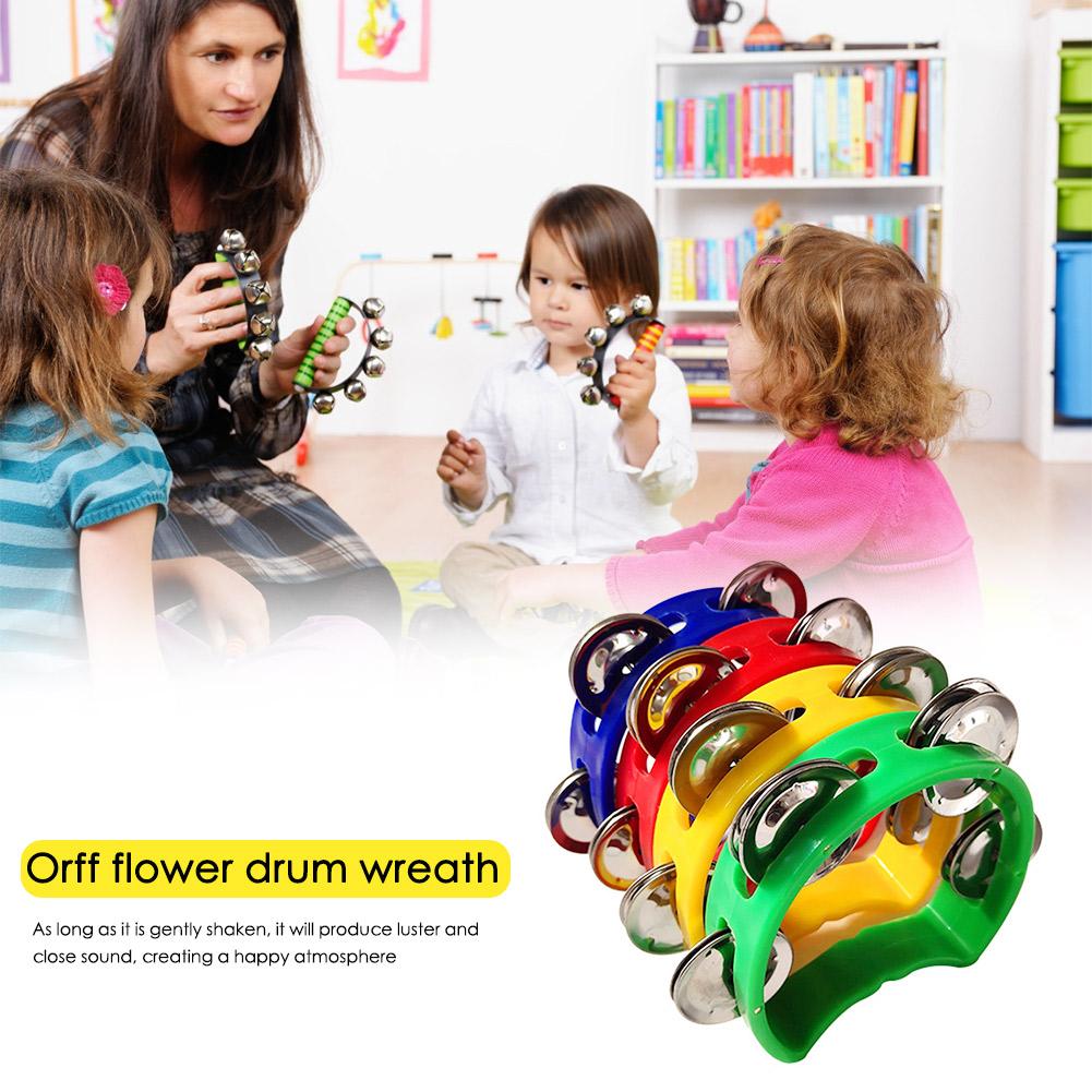 4pcs Tambourine Jingles Rattle - Musical Instrument Kids review and price