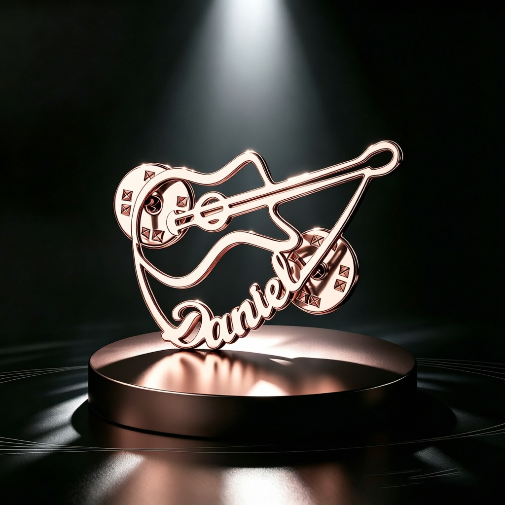 Personalized Violin Brooch Cus - Musical Instrument And Name review and price