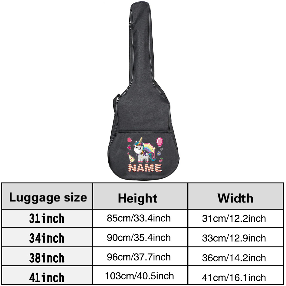 Customized Name Guitar Bag 36- - Musical Instrument And Name review and price