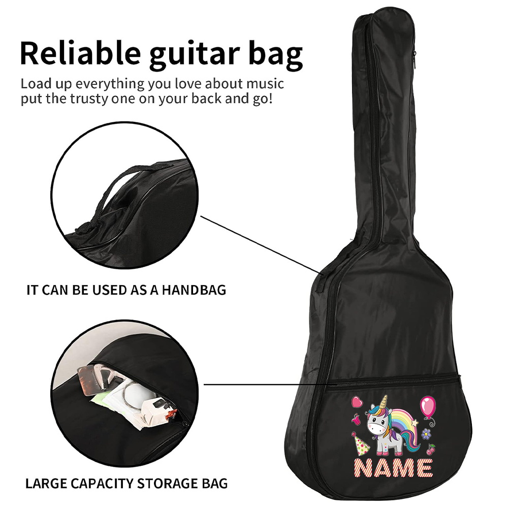 Customized Name Guitar Bag 36- - Musical Instrument And Name review and price