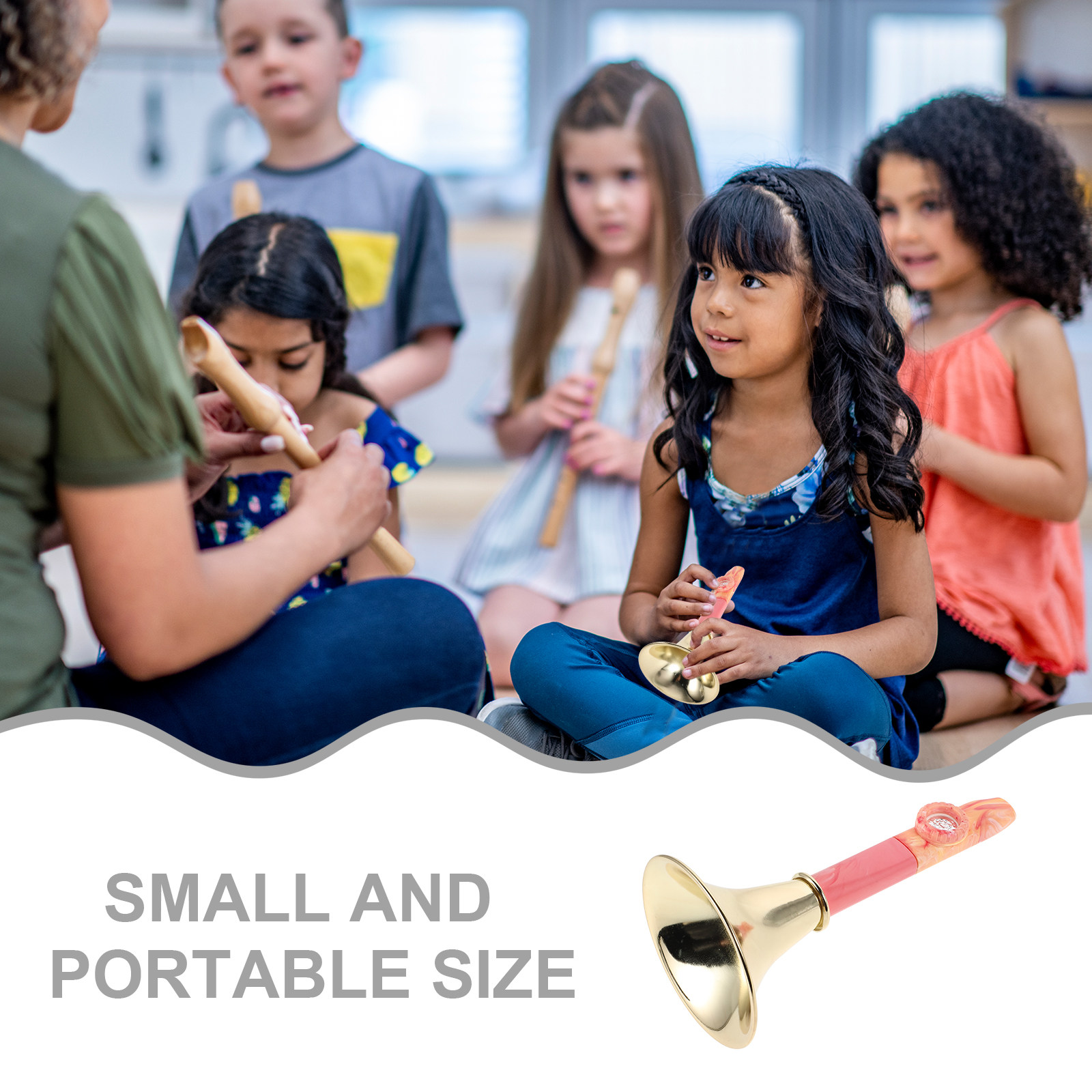 Mini Metal Kazoo Trumpet Easy  - Musical Instrument Easy To Learn For Adults review and price