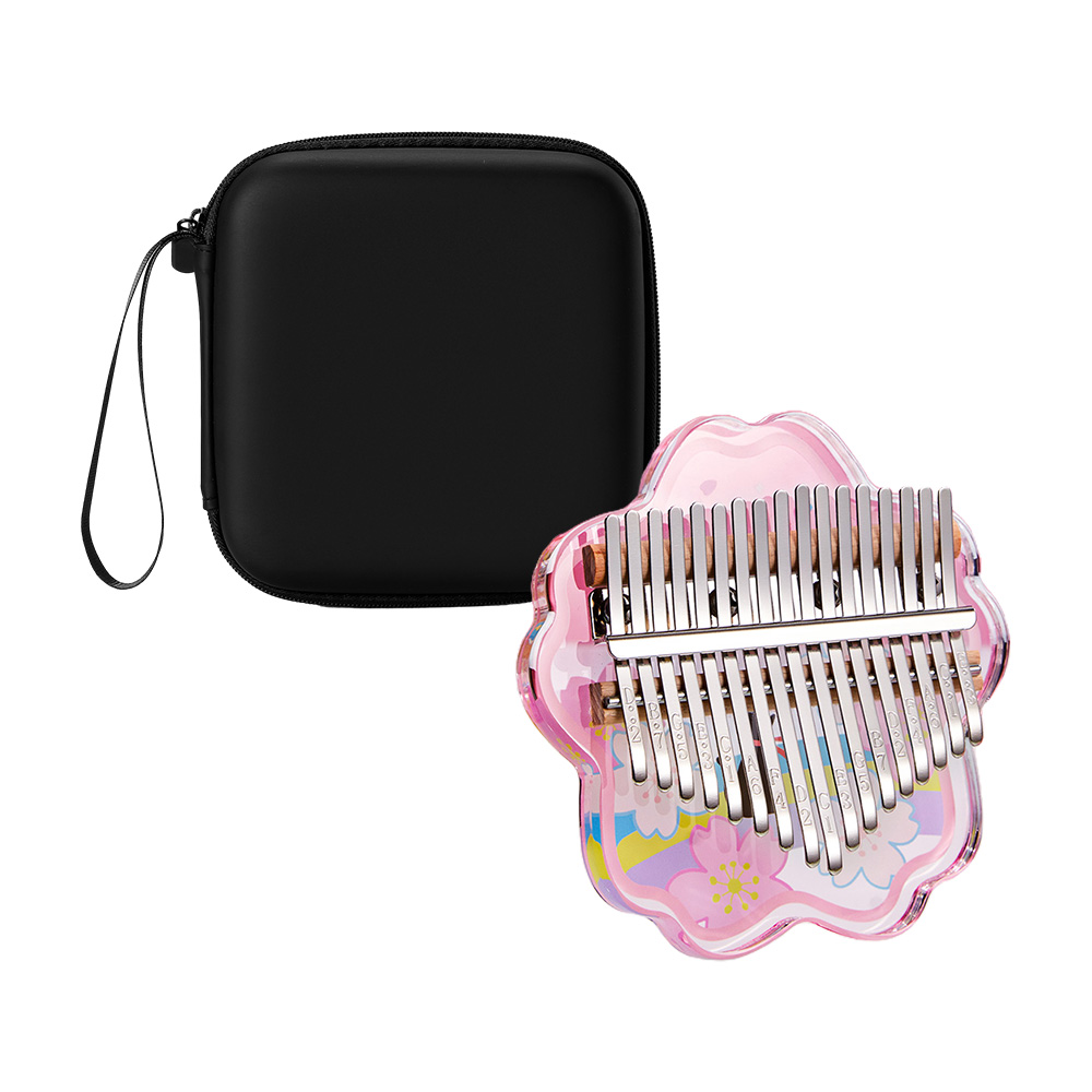 Mini Thumb Piano 17 Keys Porta - Musical Instruments Cartoon review and price