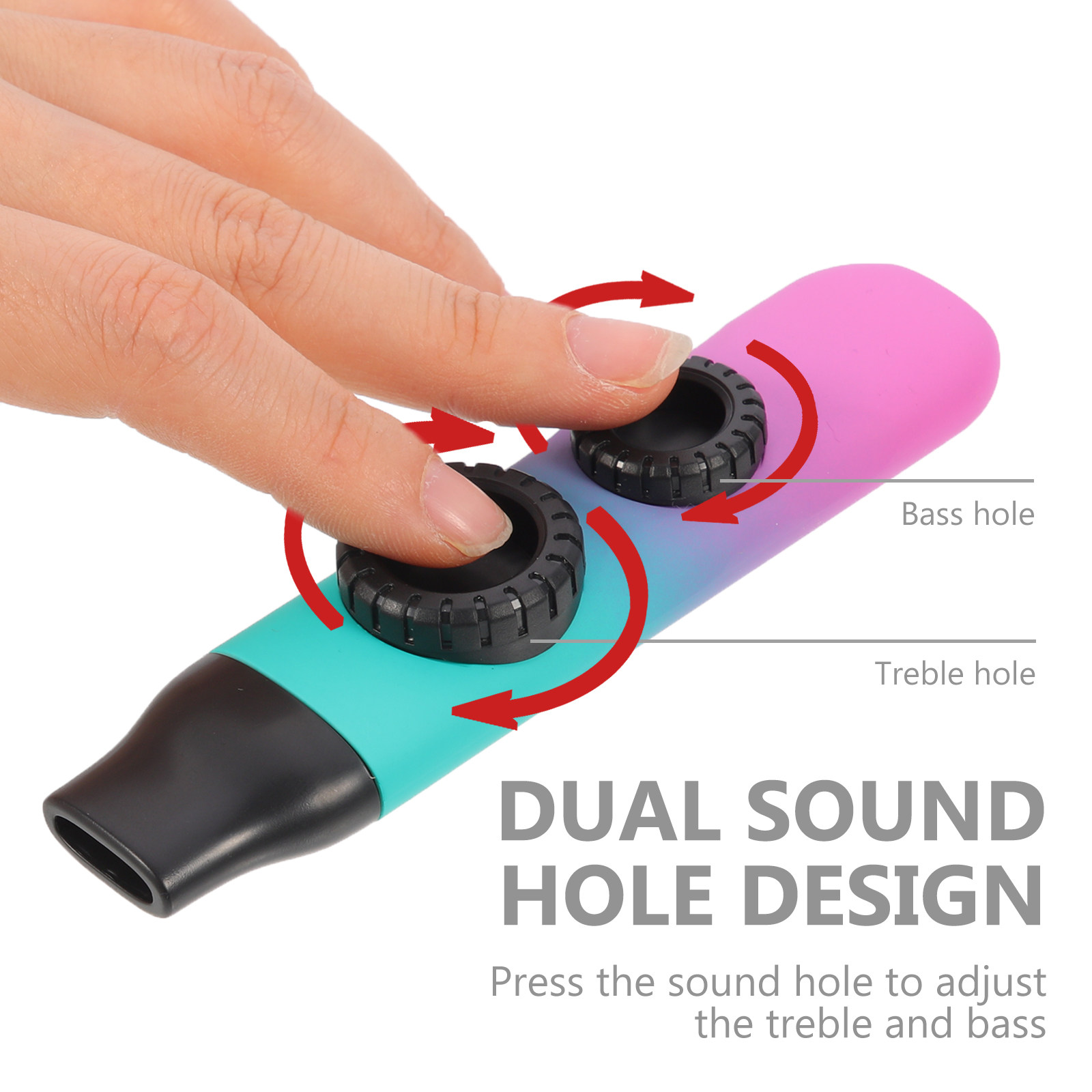 1Set Dual Hole Kazoo Portable  - Musical Instrument Kids review and price