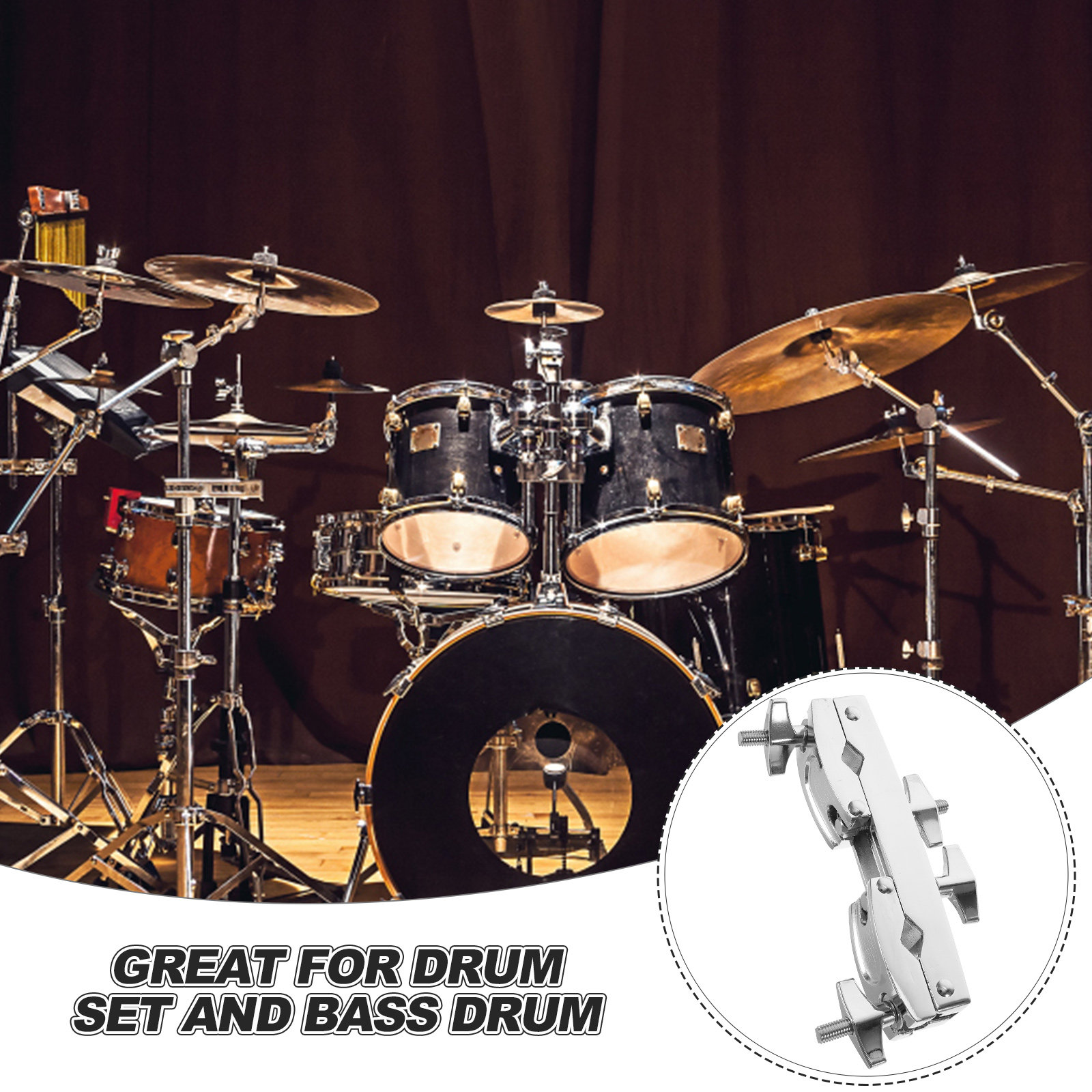 Drum Set Cowbell Holder Premiu - Musical Instrument Set review and price