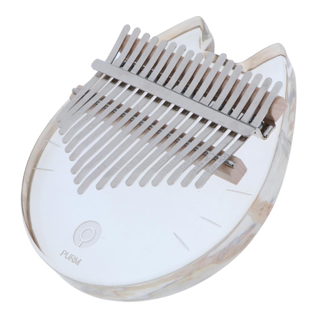 Kalimba 17 Key Acrylic Transpa - Musical Instrument Kids review and price
