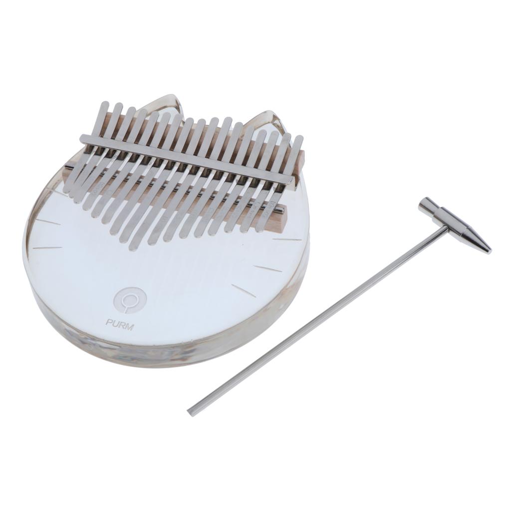 Kalimba 17 Key Acrylic Transpa - Musical Instrument Kids review and price