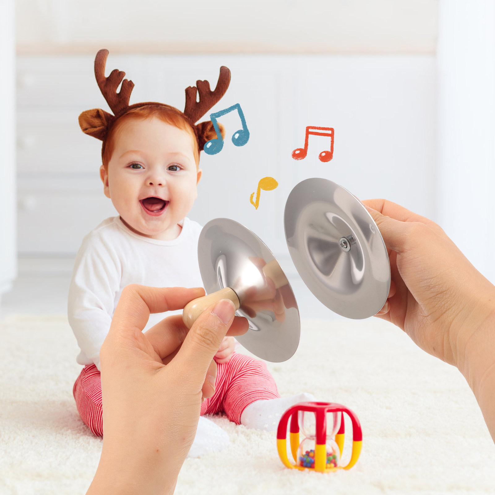 2Pcs Small Finger Cymbals Kids - Musical Instrument Kids review and price